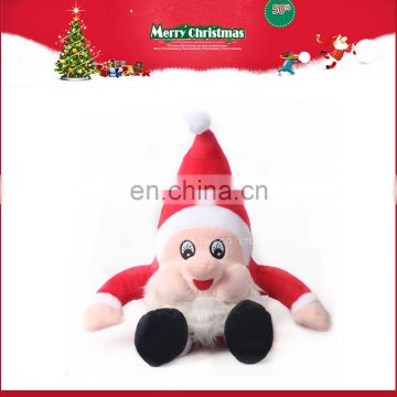 2016 new Santa Clause stuffed toys, Christmas hats plush gifts for promotion