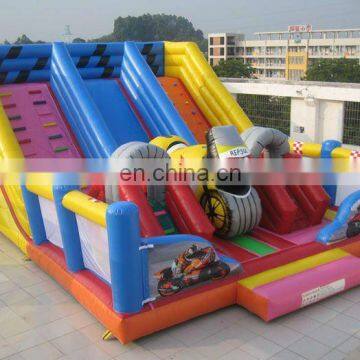 F1 racing inflatable slide game