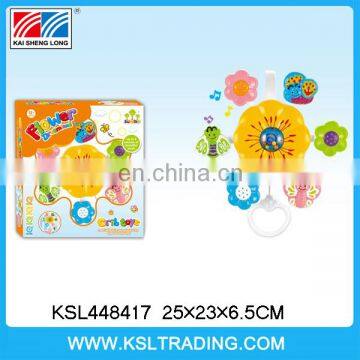 Wholesale lovely electric saft baby musical hanging toys