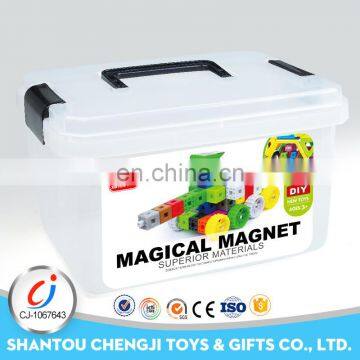 Kid funny big plastic magnetic blocks building toys