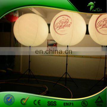 PVC Inflatable Tripod Light Balloon , Stand Inflatabel Led Balloon , Flashing LED Light Up Balloons