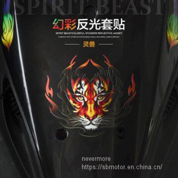 Spirit Beast Motorcycle Modified Wildfire Reflective Sticker Body Decoration BL303 photo-2
