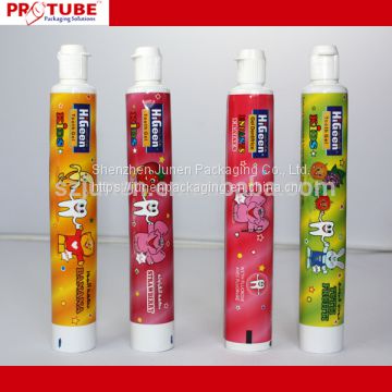 ABL Toothpaste Collapsible Packaging Tube with Plastic Screw Cap