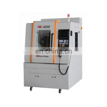 Small Size XYZ Travel 450x350x150mm Model YMC-4535 benchtop cnc milling machine center for milling and engraving