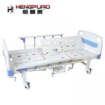 elderly care equipment manual adjustable bed with toilet for disabled patient