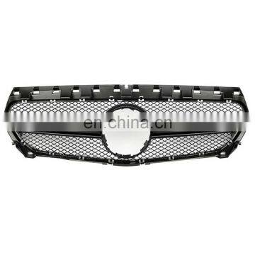 Front Black Grille Grill Fit 2013-15 For Mercedes-Benz W117 CLA200/250 CLA45 AMG photo-2