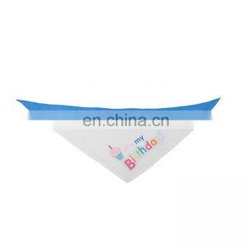 Cheap Hot Sale Triangle Pet Dog Birthday Scarf