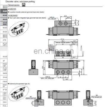 Japan Original CKD Pneumatic Solenoid Valve 4GB220-08-BH-3 photo-3