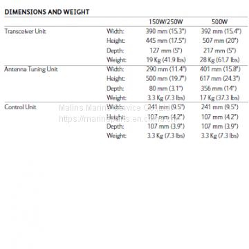 SAILOR 6350 MF/HF 500W DSC класс A photo-3