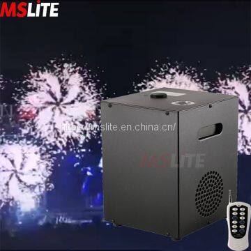 cold spark machine recreational/wedding/stage equipment wedding firework machine with remote controller in case packing