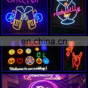 Mini Led Neon Flex 12v Custom Silicone Jacket Flexible Neon Sign