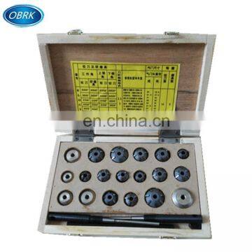 OBRK Hot Sale Motorcycle Valve Repair Tools Reamer Kit Valve Seat Cutter Grinding Stone And Guide Pilots