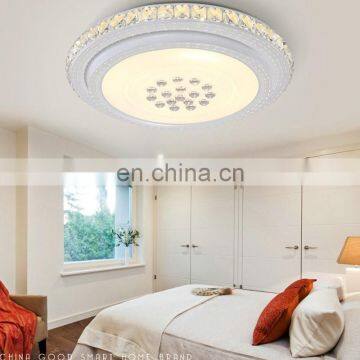 Modern Luxury Crystal Ceiling Light Dining Room 2 Colors Changed LED Ceiling Lamp photo-6