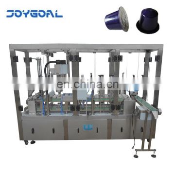 Economy coffee capsule filling machine