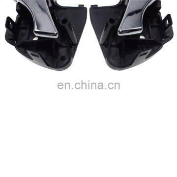 Chrome Inside Door Handles Front Pair For 99-02 Daewoo Nubira 96296168,96296169 photo-2