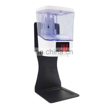 CE RoHS Voice Broadcast 700ml Alcohol Gel Shampoo Automatic Liquid Dispenser With Temperature Sensor photo-7