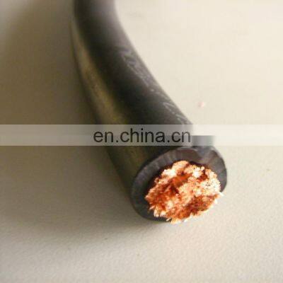 Flexible Pure Copper rubber insulated flexible rubber welding cable