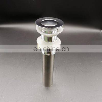 Zinc Small Cap Push Down Pop up Drain Waste photo-5