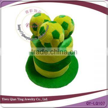 crazy Brazil soccer sports football folding fans hat                        
                                                Quality Choice