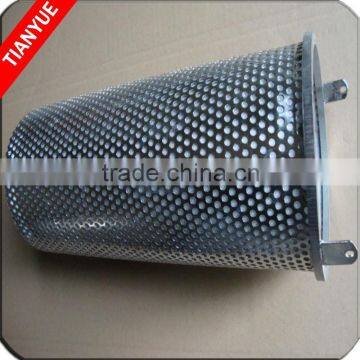 stainless steel perforated filter cylinder