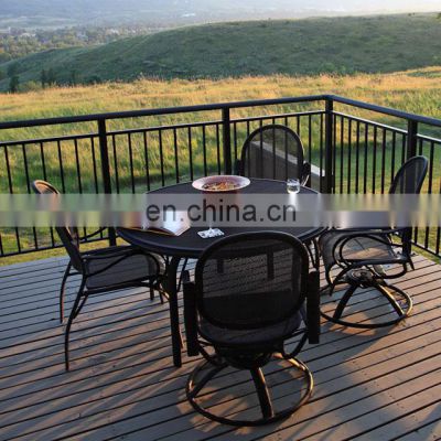 China Guangzhou manufacture balcony fence panels galvanized balcony stair deck railing designs price