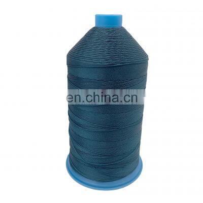 Dyed 1260D/2  polyester continuous filament sewing thread  for leather shoes