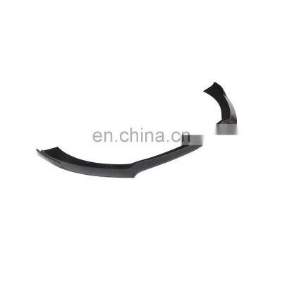 Glossy Black FRP Front Spoiler Lip for Ford Mustang GT V6 V8 2-Door 2015-2017