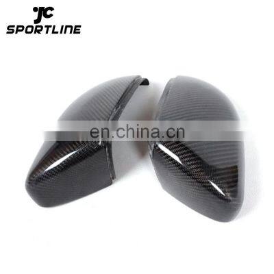 1:1 Replacement Carbon Fiber Rearview Mirror Covers for VW Golf VI GTI MK6 R20