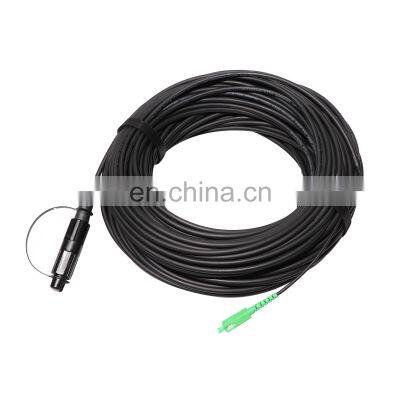 Outdoor Optitap Service Drop Cable 30m 50m 100m OptiTap Drop Cable With 5.0mm Round Cable