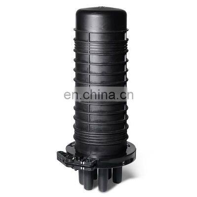 24 48 96 144 288 Core Vertical Dome Type Fiber Cable Joint Box Black Fiber Optic Splice Closure IP68 Aerial ISO9001, ROHS CN;GUA photo-2