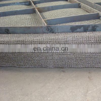 professional factory gas liquid filter wire mesh/knitted wire mesh tube/wire mesh demister