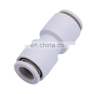 Factory Directly Supply White Straight Quick Joints 4/6/8/10/12/14/16mm Multi-Size Push In Tube Port Pneumatic Fittings