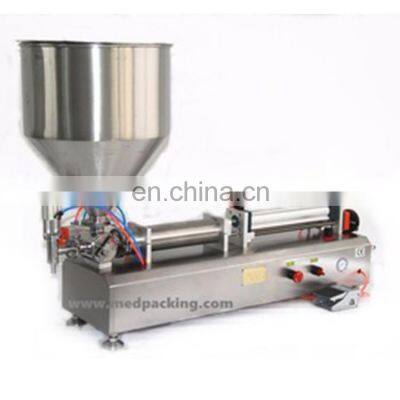 YTK-G1WG manual paste liquid filling machine 10~5000ml bottle filler viscous liquid filling machine