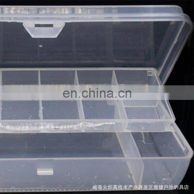 Adjustable Plastic Fishing Lure Hook Tackle Box Storage Case Portable Tackle Multifunctional Organizer Two -double Fishing Boxes photo-3