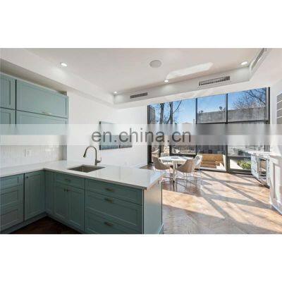 MDF Plywood Lacquer Wood Veneer Kitchen Cabinet For Wholesales