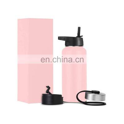 Custom Water Bottle Drink Bottles Stainless Steel Vacuum Insulated Keep Cool and Hot Water Bottle with Custom Packaging