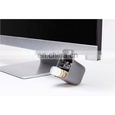 Monitor Pocket Pencil Holder Home Office School Desktop Plastic Pen Holder photo-4