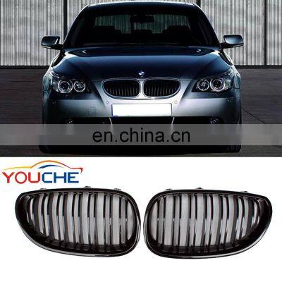 For 2004-2009 BMW 5 series  E60 M5 E61 replacement 2-slat ABS front kidney grill
