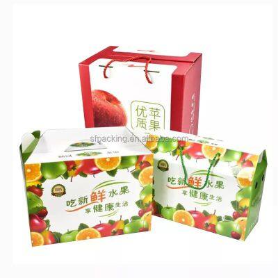 fruit paper package corrugated boxes with logo