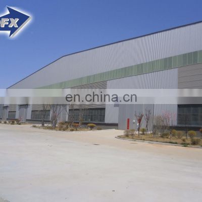 Qingdao pre engineered light metal steel structure workshop building with 3D CAD drawing