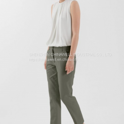 Ladies' 100%silk Sleeveless Top photo-3