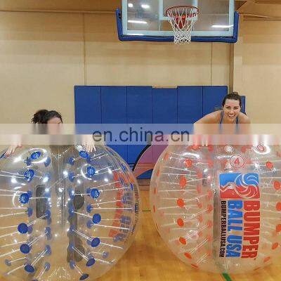 Interesting outdoor games human inflatable body bumper bubble ball