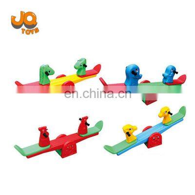 Hot Sale Children School Double Seats Plastic Indoor Toddler Cartoon Animal Seesaw for Kids