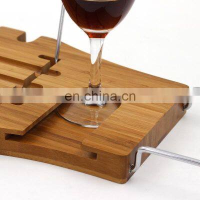 Bathroom Extendable Bamboo Extending Bathtub Caddy Adjustable Bath Tub Tray Rack With Towel Rack photo-2