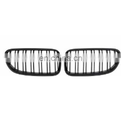 Matte Black Double Slat Kidney Front Grille Grill Kidney for  BMW E92 LCI E93 318i 320i 328i 335i Coupe 2-DOOR 2010-2014 C/5