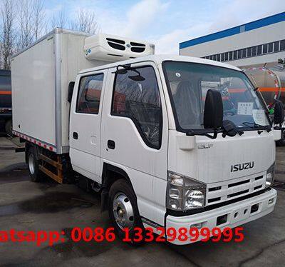 HOT SALE! ISUZU Brand 4*2 LHD Double Cabs 1.5T-2T Refrigerated Truck for Sale,
