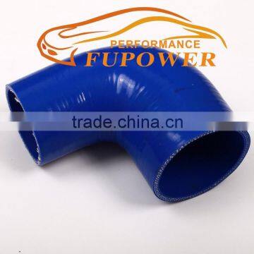 2.5" to 2.75" Inch 90 Degree Silicone Reducer Elbow Hose Turbo Intercooler /Heater/Radiator/Oil Cooler Coupler Blue Hose Pipe