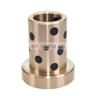 Flange drill guide graphite self lubricating bushing