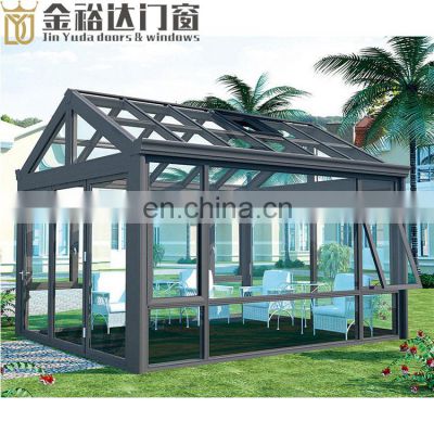 good looking modern cheap new sun house with aluminum tempered glass for residential