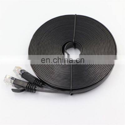 PVC Bare Copper Telecommunication Cat6 Ethernet Cable Flat Network Cables Utp Cat6 Patch Cord Computer Cable CAT 6